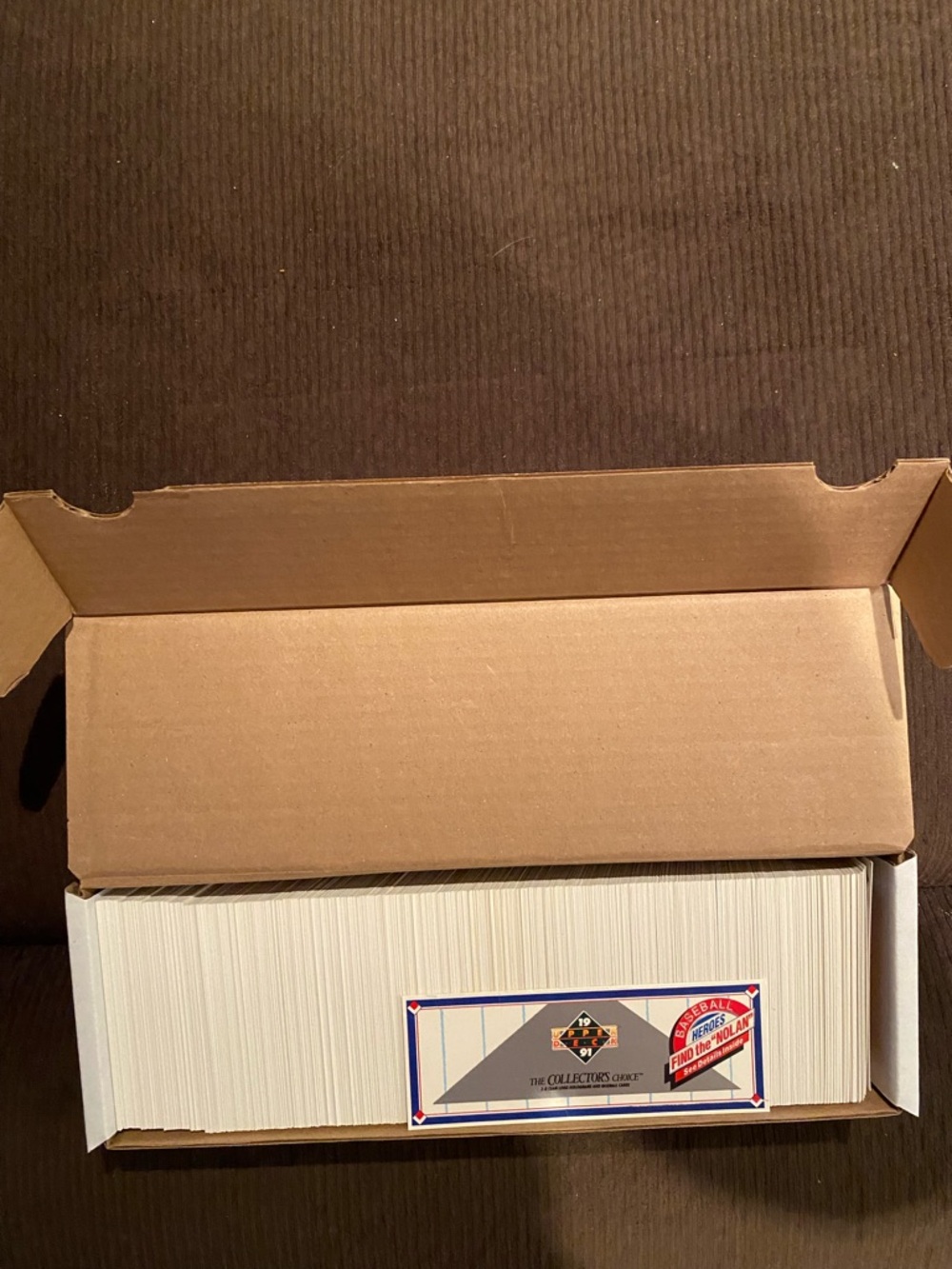 1991 Upper Deck Baseball Complete Set of 800 Cards Mint Condition